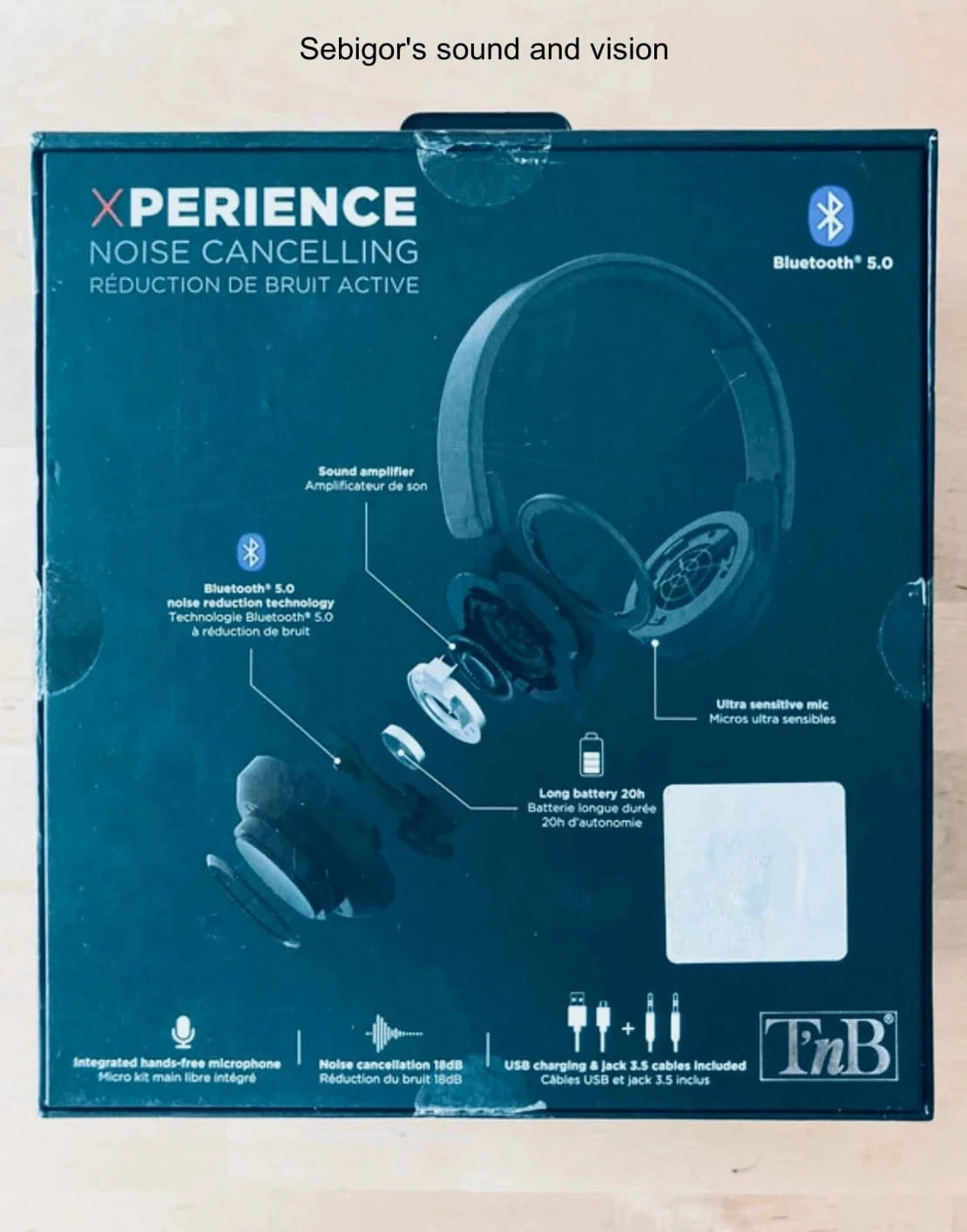 Fone de ouvido sem fio T'nB Xperience Noise Cancelling. – photo 3